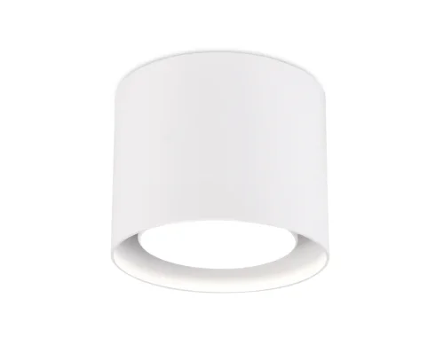 Светильник накладной TN700 Ambrella light белый 1 лампа, основание белое в стиле хай-тек современный круглый фото 3