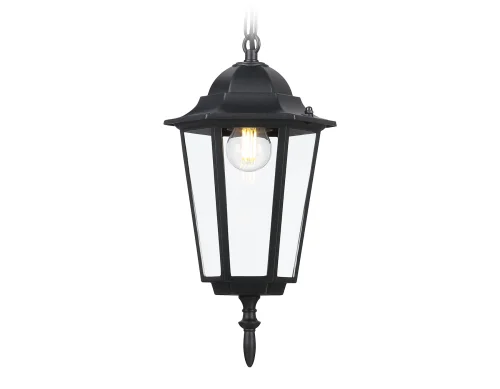 Подвесной светильник ST2029 Ambrella light уличный IP54 чёрный 1 лампа, плафон прозрачный в стиле современный хай-тек E27 фото 4