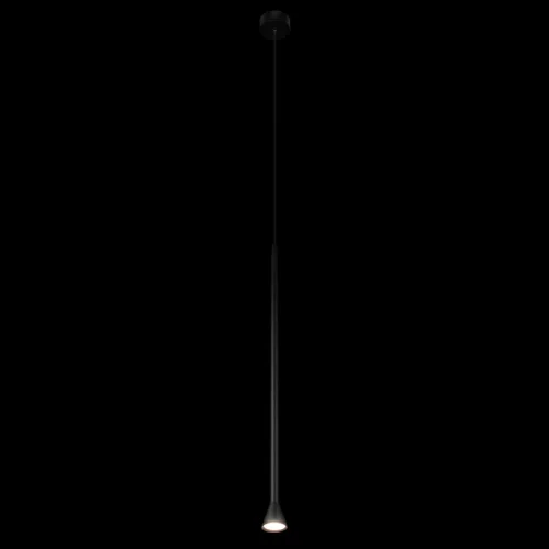 Светильник подвесной LED Pipe 10337/850 Black LOFT IT чёрный 1 лампа, основание чёрное в стиле современный хай-тек трубочки фото 2