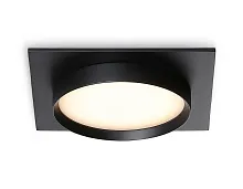 Светильник точечный TN5231 Ambrella light чёрный 1 лампа, основание чёрное в стиле современный хай-тек квадратный