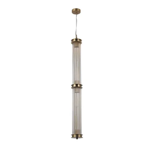 Светильник подвесной Trompa 4092-4P Favourite прозрачный 4 лампы, основание латунь в стиле современный  фото 3