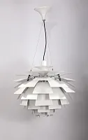 Светильник подвесной Zephyr 199.1 D720 bianco Lucia Tucci белый 1 лампа, основание белое в стиле арт-деко хай-тек современный 