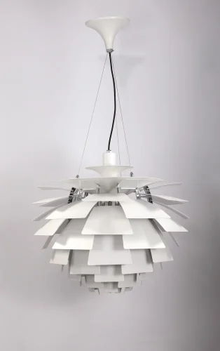 Светильник подвесной Zephyr 199.1 D720 bianco Lucia Tucci белый 1 лампа, основание белое в стиле арт-деко хай-тек современный 