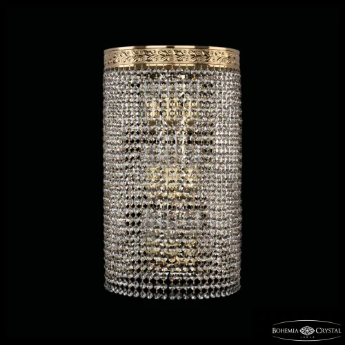 Бра 83401B/30IV-50 G R Bohemia Ivele Crystal прозрачный на 9 ламп, основание золотое в стиле современный классический r