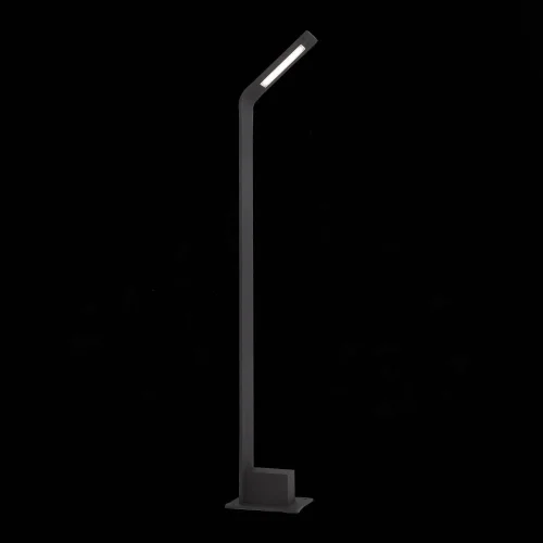 Парковый светильник LED Ansa SL094.445.01 St-Luce уличный IP65 чёрный 1 лампа, плафон чёрный белый в стиле современный LED фото 3