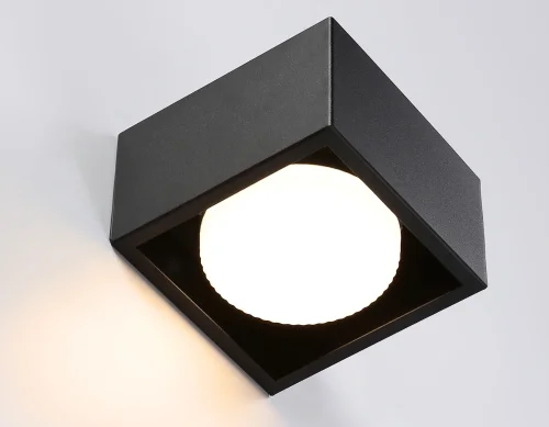 Светильник накладной TN70827 Ambrella light чёрный 1 лампа, основание чёрное в стиле современный хай-тек круглый фото 5