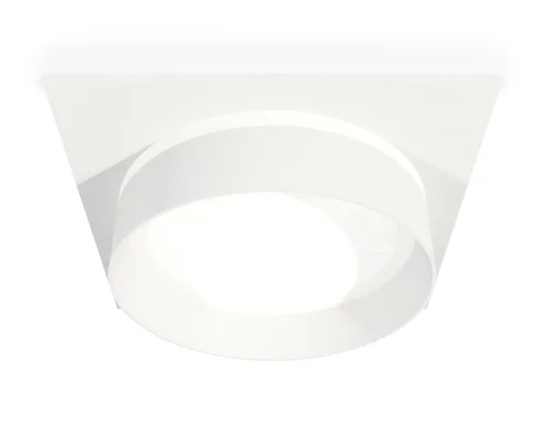 Светильник точечный XC8061020 Ambrella light белый 1 лампа, основание белое в стиле хай-тек 