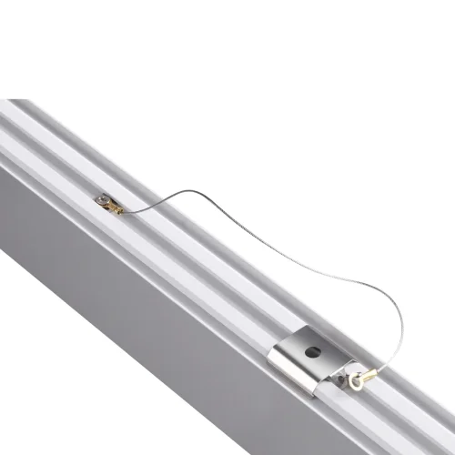 Светильник подвесной LED Iter 358869 Novotech белый 1 лампа, основание белое в стиле современный минимализм линейный фото 5