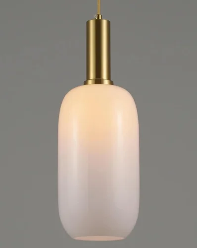 Светильник подвесной Martin V2890-1P Moderli белый 1 лампа, основание золотое в стиле современный  фото 2