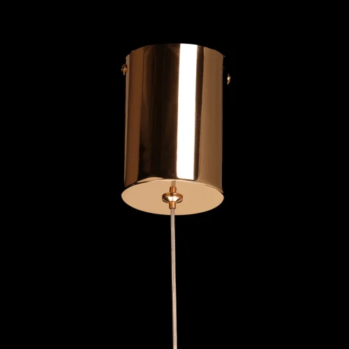 Светильник подвесной LED Аурих 108011001 DeMarkt золотой 1 лампа, основание золотое в стиле хай-тек каскад фото 8