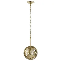 Светильник подвесной Verona 727011 Lightstar золотой 1 лампа, основание золотое в стиле арт-деко 