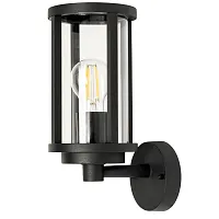 Настенный светильник Multy-Space A1036AL-1BK Arte Lamp уличный IP54 чёрный 1 лампа, плафон прозрачный в стиле современный E27