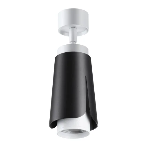 Светильник накладной Tulip 370828 Novotech чёрный 1 лампа, основание белое в стиле современный круглый фото 3