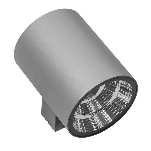 Настенный светильник LED Paro 371592 Lightstar уличный IP65 серый 1 лампа, плафон серый в стиле хай-тек LED