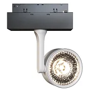 Трековый светильник LED Magnetic track system TR024-2-10W4K Maytoni белый для шинопроводов серии Magnetic Track System