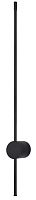 Бра LED Chasey 78407-24B Globo чёрный 1 лампа, основание чёрное в стиле минимализм хай-тек современный 