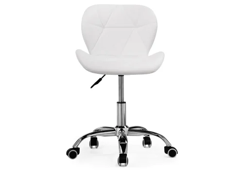 Компьютерное кресло Trizor whitе 15338 Woodville, белый/искусственная кожа, ножки/металл/хром, размеры - *810***530*530 фото 3