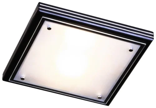 Светильник потолочный 605-722-02 Velante белый 2 лампы, основание хром коричневое в стиле кантри 