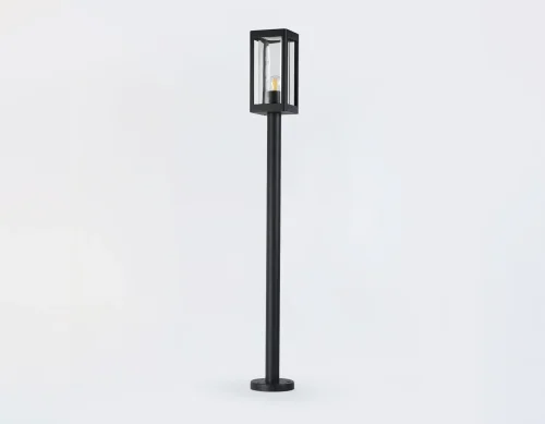 Парковый светильник ST2425 Ambrella light уличный IP54 чёрный 1 лампа, плафон прозрачный в стиле хай-тек современный E27 фото 3