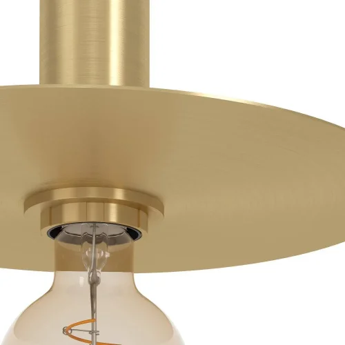 Настольная лампа Escandell 900734 Eglo матовая латунь 1 лампа, основание матовое латунь металл в стиле современный лофт  фото 3
