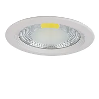 Светильник точечный LED FORTO 223202 Lightstar белый 1 лампа, основание белое в стиле классический 