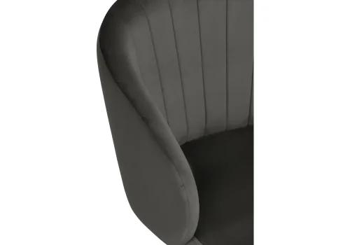 Компьютерное кресло Пард графитовый 464230 Woodville, графит/велюр, ножки/пластик/чёрный, размеры - *870***590*600 фото 7