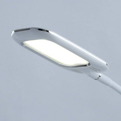 Настольная лампа LED Ракурс 631035401 DeMarkt белая 1 лампа, основание белое полимер в стиле хай-тек современный  фото 3