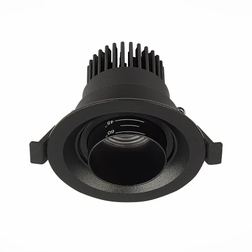 Светильник точечный LED ST701 ST701.448.07 ST-Luce чёрный 1 лампа, основание чёрное в стиле хай-тек  фото 2