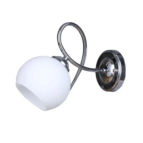 Бра Casoria OML-25101-01 Omnilux белый на 1 лампа, основание хром в стиле современный 