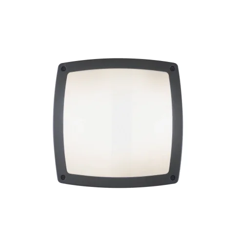 Потолочный светильник COMETA AP3 ANTRACITE Ideal Lux уличный IP54 чёрный серый 3 лампы, плафон белый в стиле современный E14
