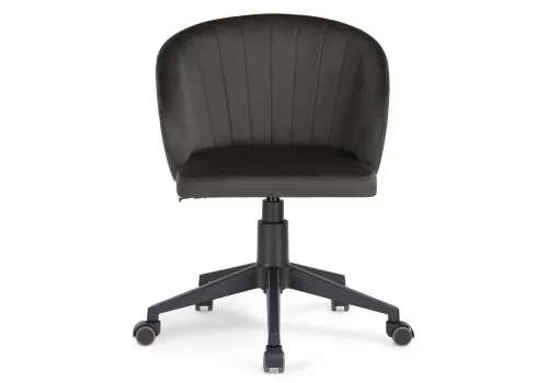 Компьютерное кресло Пард графитовый 464230 Woodville, графит/велюр, ножки/пластик/чёрный, размеры - *870***590*600 фото 2
