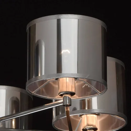 Люстра на штанге Лацио 103010806 MW-Light хром на 6 ламп, основание хром в стиле современный  фото 4