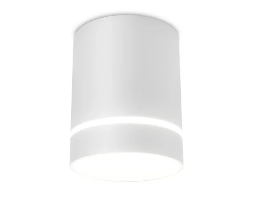 Светильник накладной LED TN280 Ambrella light белый 1 лампа, основание белое в стиле современный хай-тек круглый