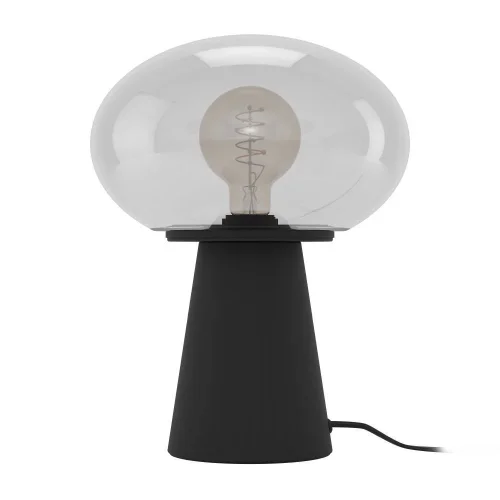 Настольная лампа Madonnina 900946 Eglo прозрачная 1 лампа, основание чёрное металл в стиле современный  фото 3