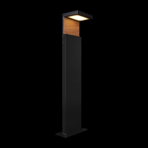 Парковый светильник LED Oak 100001/600 LOFT IT уличный IP54 чёрный 1 лампа, плафон чёрный в стиле современный хай-тек LED фото 4