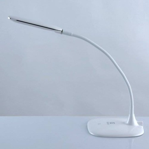 Настольная лампа LED Ракурс 631035401 DeMarkt белая 1 лампа, основание белое полимер в стиле хай-тек современный  фото 4