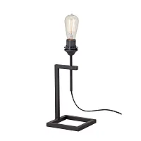 Настольная лампа V4751-1/1L Vitaluce без плафона 1 лампа, основание чёрное металл в стиле лофт 