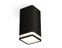 Светильник накладной Techno Spot XS XS7821020 Ambrella light чёрный 1 лампа, основание чёрное в стиле хай-тек современный квадратный