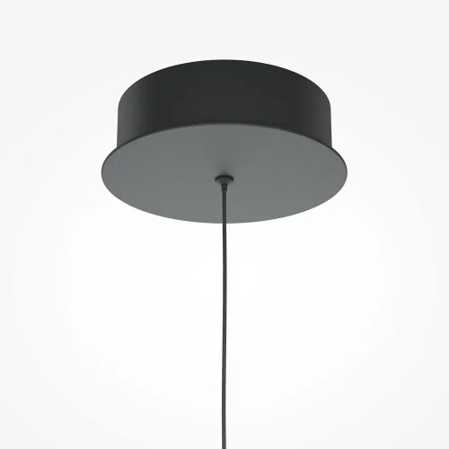 Светильник подвесной LED Dress code MOD348PL-L14BBS3K Maytoni прозрачный 1 лампа, основание чёрное в стиле хай-тек современный  фото 4