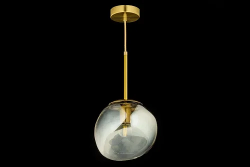 Светильник подвесной Daone E 1.P1 C Arti Lampadari бежевый 1 лампа, основание золотое в стиле кантри лофт  фото 3