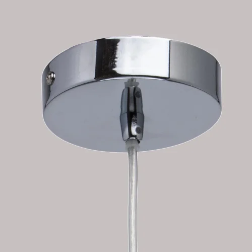 Светильник подвесной Бриз 111012201 DeMarkt прозрачный 1 лампа, основание хром в стиле классический  фото 9