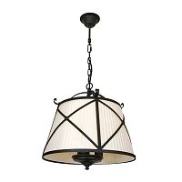 Светильник подвесной TORINO L57703.88 L'ARTE LUCE бежевый 3 лампы, основание чёрное в стиле современный 