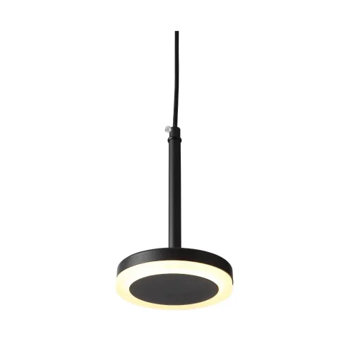 Светильник подвесной LED Ciamella ST104.403.06 ST-Luce белый чёрный 1 лампа, основание чёрное в стиле хай-тек  фото 2