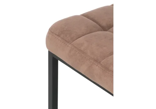 Барный стул Лофт ткань катания корица / черный матовый 432934 Woodville, коричневый/ткань, ножки/металл/чёрный, размеры - ****350*350 фото 5