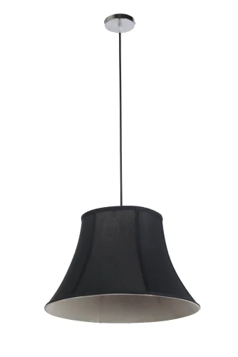 Светильник подвесной Cantare E 1.3.P1 B Arti Lampadari чёрный 1 лампа, основание хром в стиле кантри прованс 
