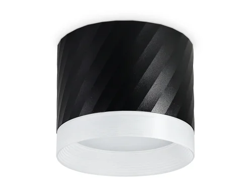 Светильник накладной TN535 TN5355 Ambrella light чёрный 1 лампа, основание чёрное в стиле хай-тек современный круглый фото 2