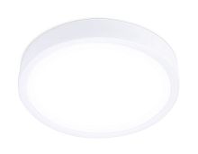 Светильник накладной LED DLR366 Ambrella light белый 1 лампа, основание белое в стиле хай-тек современный круглый