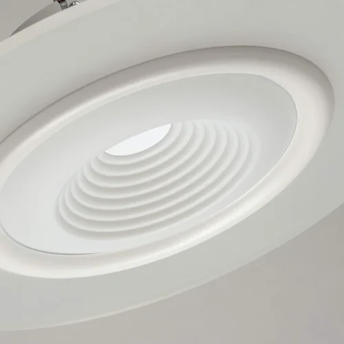 Светильник потолочный LED Платлинг 661016301 DeMarkt белый 1 лампа, основание белое в стиле хай-тек  фото 5