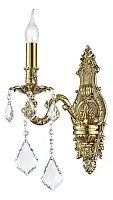 Бра Barolo E 2.1.1.400 CG Dio D'Arte без плафона 1 лампа, основание золотое в стиле классический барокко 
