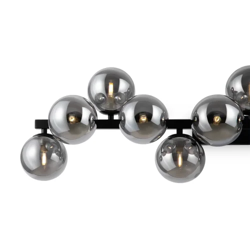 Бра Dallas MOD547WL-13B Maytoni чёрный серый на 13 ламп, основание чёрное в стиле современный молекула фото 2